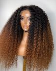 5*5 HD CLOSURE MAXIMUM VOLUME OMBRÉ BLONDE.                  (4 BUNDLES USED)