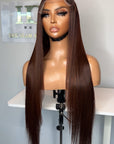 DEEP BROWN 6*6 CAMBODIAN TEXTURED STRAIGHT