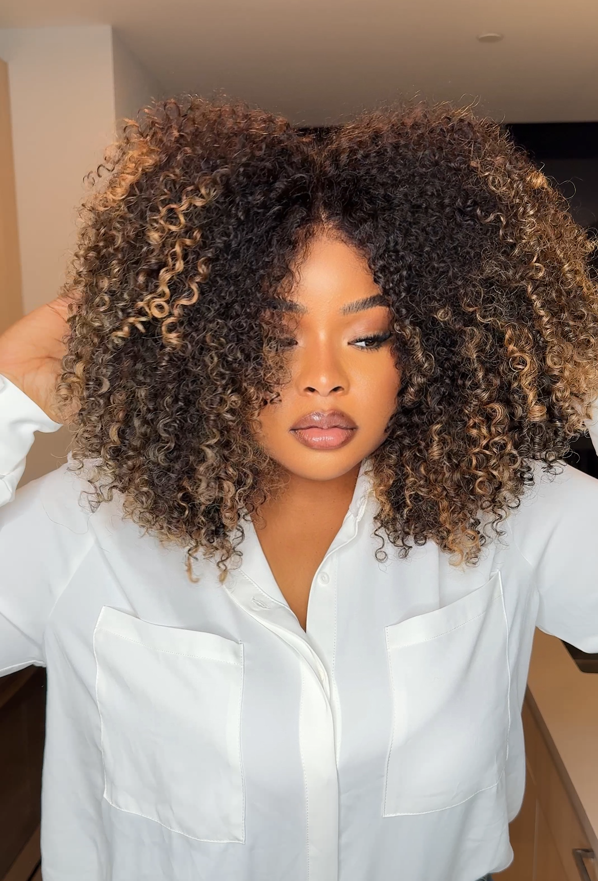 Burma Coily 5*5 CLOSURE WIG 20”