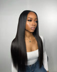 KINKY STRAIGHT U-PART WIG READY TO SHIP (pre order)