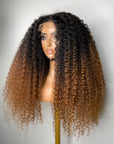 5*5 HD CLOSURE MAXIMUM VOLUME OMBRÉ BLONDE.                  (4 BUNDLES USED)