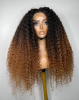 5*5 HD CLOSURE MAXIMUM VOLUME OMBRÉ BLONDE.                  (4 BUNDLES USED)