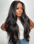 TEXTURED STRAIGHT 6*6 HD Wig