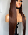 DEEP BROWN 6*6 CAMBODIAN TEXTURED STRAIGHT
