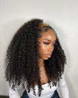RAW LAO KINKY COILY HALF WIG/ HEAD BAND WIG
