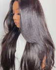 TEXTURED STRAIGHT 6*6 HD Wig