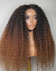 5*5 HD CLOSURE MAXIMUM VOLUME OMBRÉ BLONDE.                  (4 BUNDLES USED)