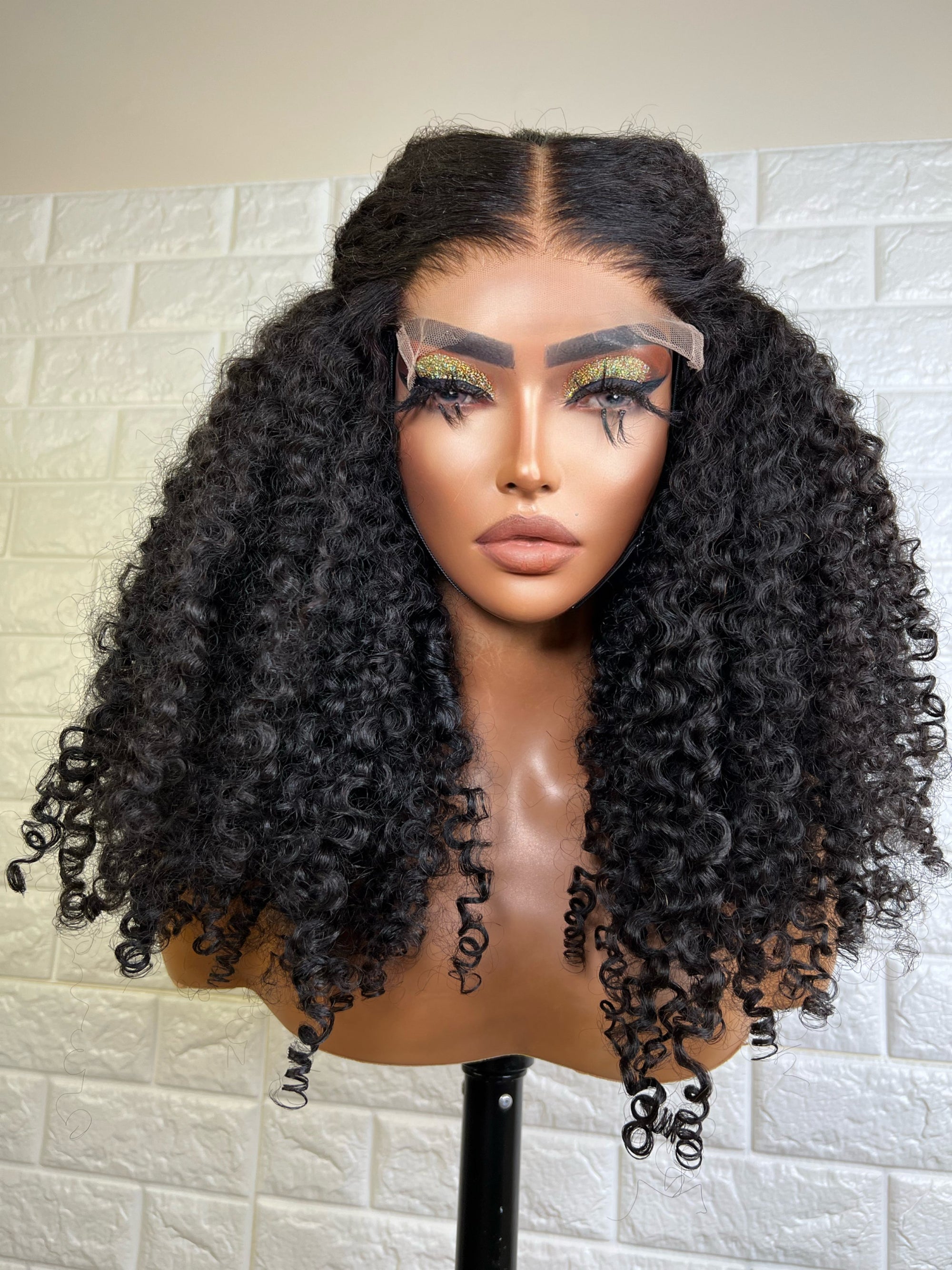 SOPHIE RAW ELITE  CUSTOM UNIT KINKY CURLY 5x5 CLOSURE WIG