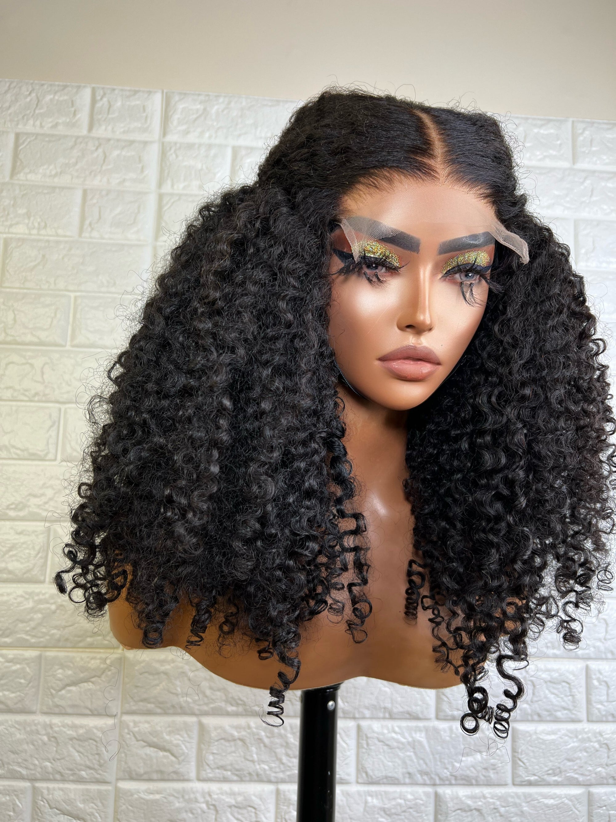 SOPHIE RAW ELITE  CUSTOM UNIT KINKY CURLY 5x5 CLOSURE WIG