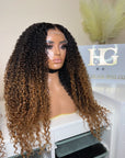 5*5 KINKY CURLY OMBRÉ HONEY BLONDE