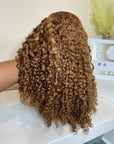 20” Premium virgin Pixie curly hair 5*5 HD lace