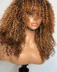 5*5 HD RAW KINKY CURLY 18” WIG FINAL SALE CUSTOM COLOR