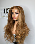 READY TO SHIP 5*5 HD  CUSTOM COLORED BLONDE 24”