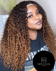 5*5 KINKY CURLY OMBRÉ HONEY BLONDE