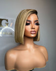 READY TO SHIP 10” Premium virgin hair 5*5 HD lace.  613 Custom colored Blonde. Discolored knots