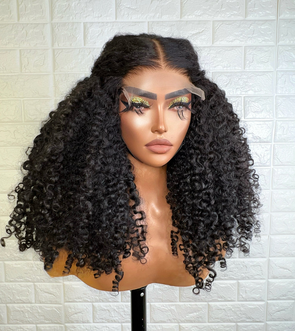 Kinky Straight Texture Human Hair Glue-less Wig – SL Raw Virgin Hair LLC.